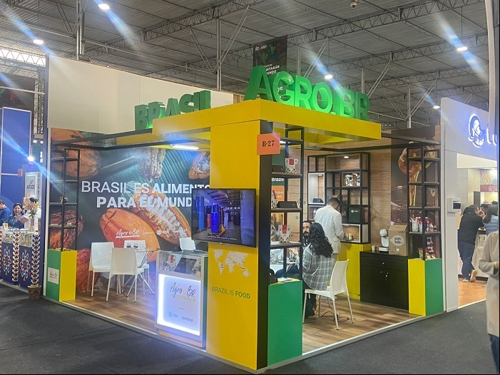 Estande do projeto Agro.BR na Expoalimentaria 2024