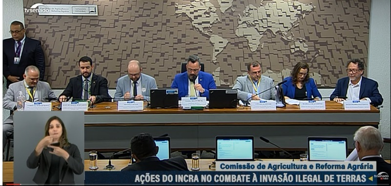 Audiencia senado incra invasao terra