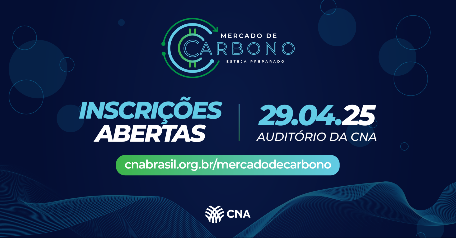 Inscricoes abertas Mercado de Carbono Landscape