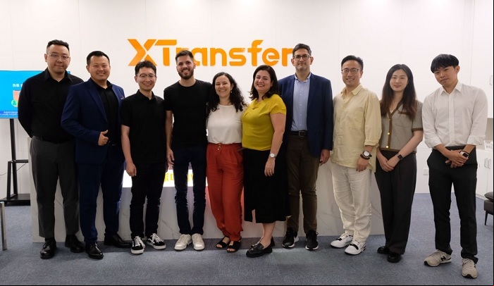 Empresários visitam a XTransfer